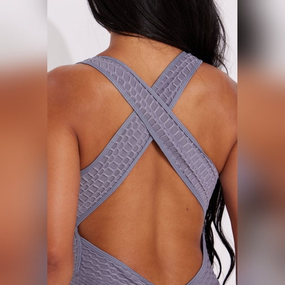 New Fashion Nova Honey Comb jumpsuit (XL) - Picture 2 of 6